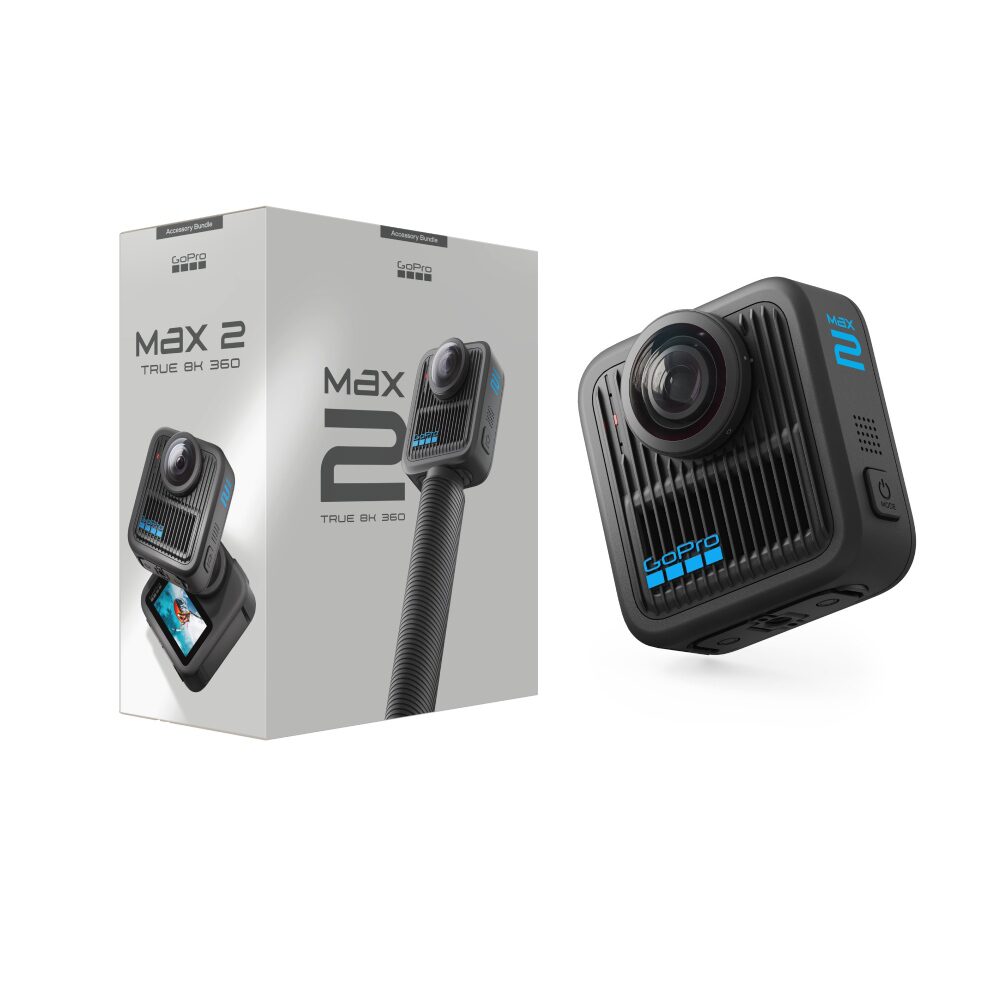 CameraNU GoPro MAX2 360-graden action cam + Accessories Bundle aanbieding