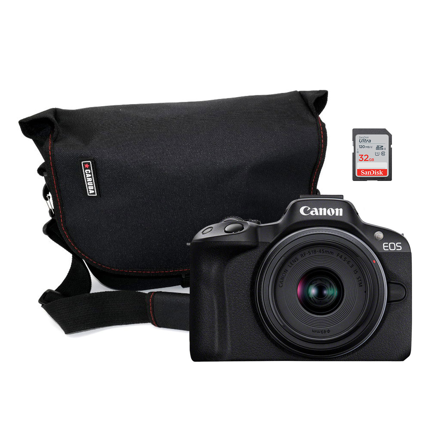 Canon EOS R50 systeemcamera Zwart + RF-S 18-45 IS STM Starterskit