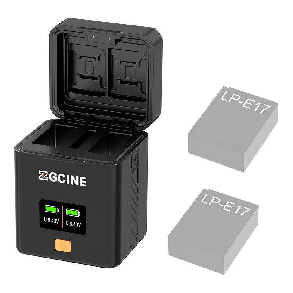 ZGCINE Charging Case voor Canon LP-E17 Battery