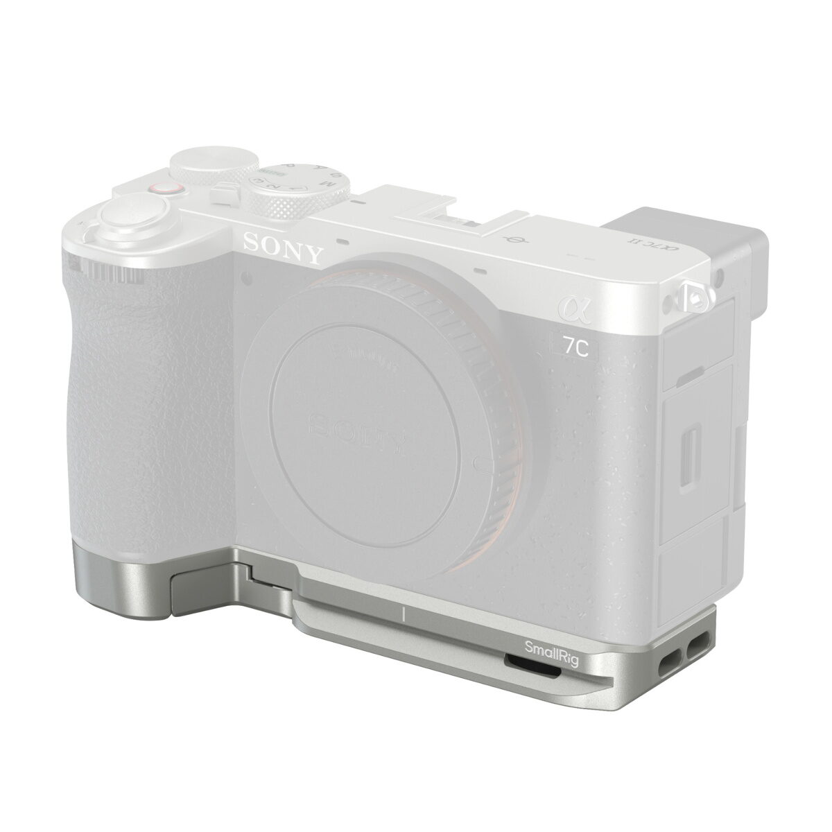 SmallRig 5482 Baseplate With Airtag Slot For Sony Alpha 7C II / Alpha 7CR Zilver