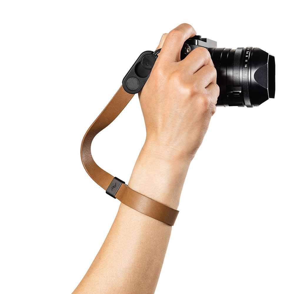 Peak Design Cuff Leather Camera Strap Wrist Tan