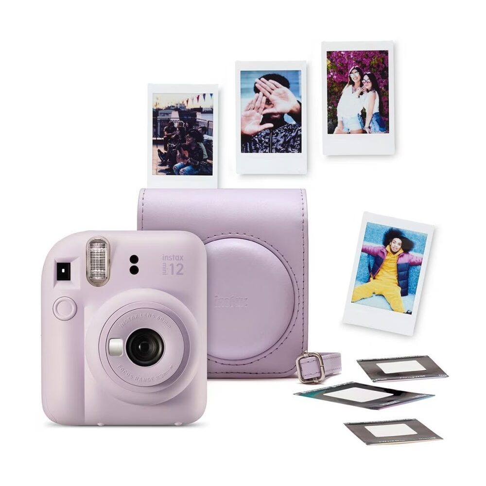 CameraNU Fujifilm Instax Mini 12 Bundle Lilac Purple aanbieding