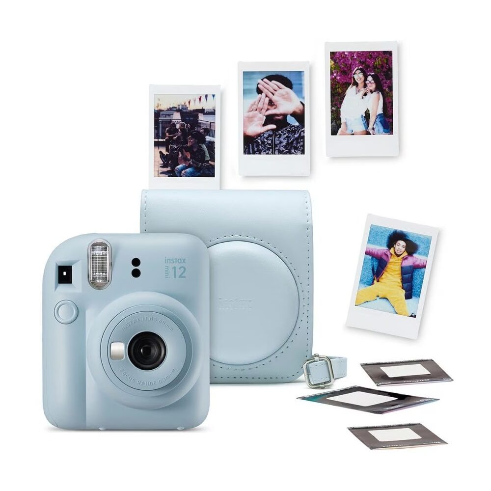 CameraNU Fujifilm instax mini 12 Bundle Pastel Blue aanbieding