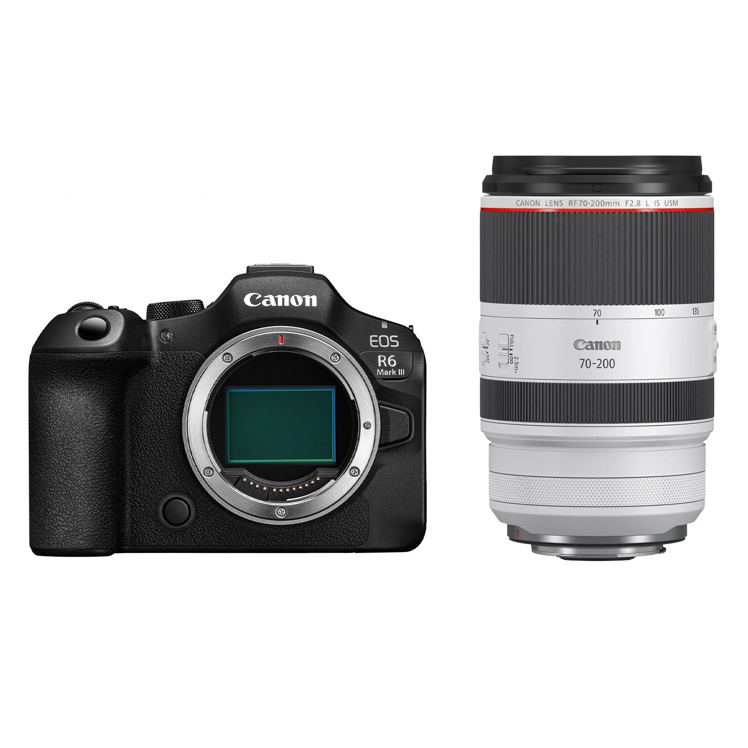 Canon EOS R6 Mark III systeemcamera + RF 70-200mm f/2.8L IS USM