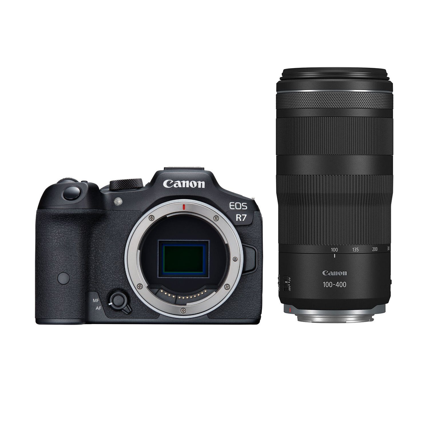 Canon EOS R7 systeemcamera Zwart + RF 100-400mm f/5.6-8.0 IS USM