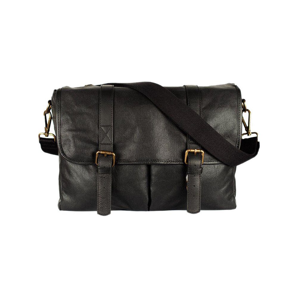 Bronkey Roma Waxed Canvas Camera Bag Zwart | Cameranu