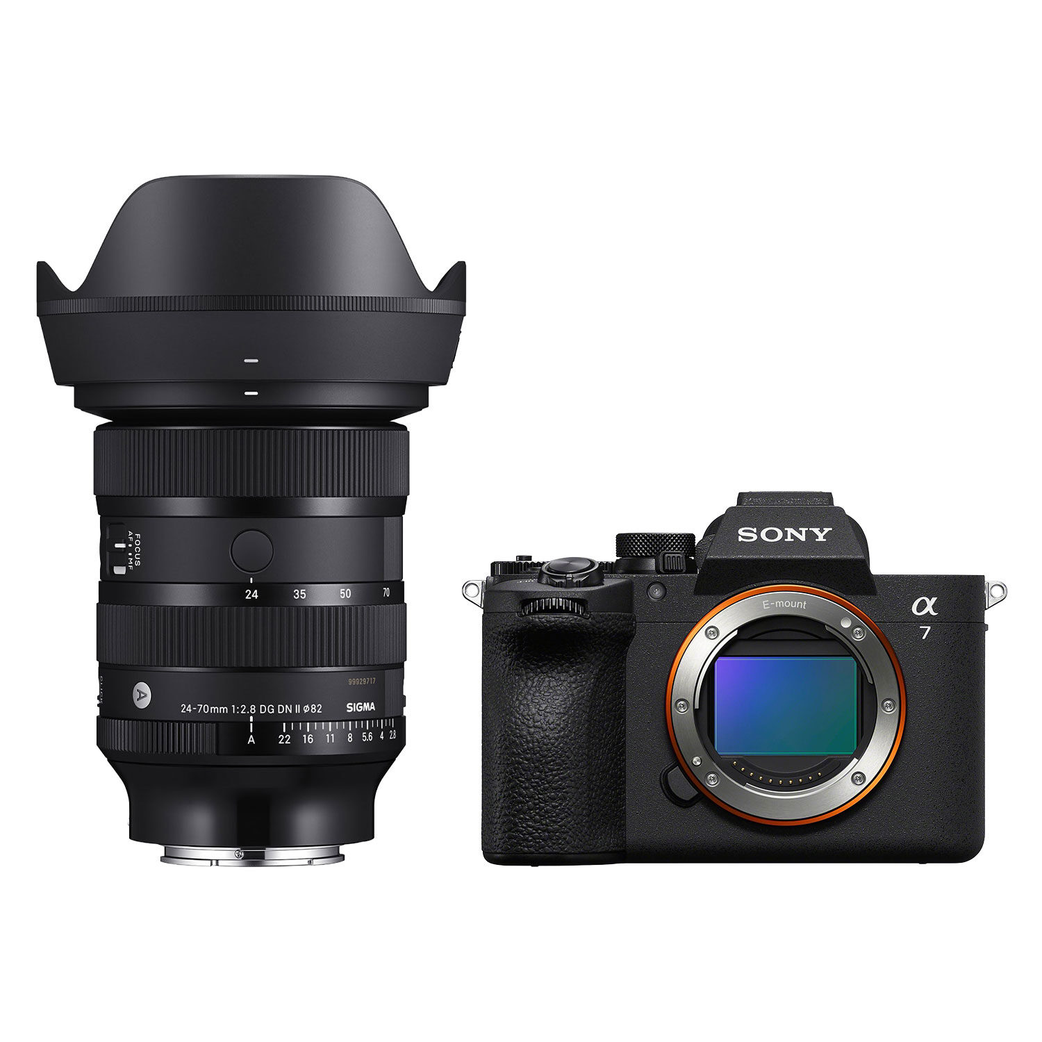 Sony Alpha A7 V systeemcamera + Sigma 24-70mm II