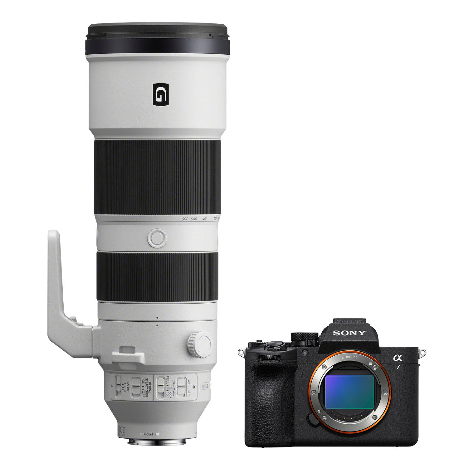 Sony Alpha A7 V systeemcamera + 200-600mm G