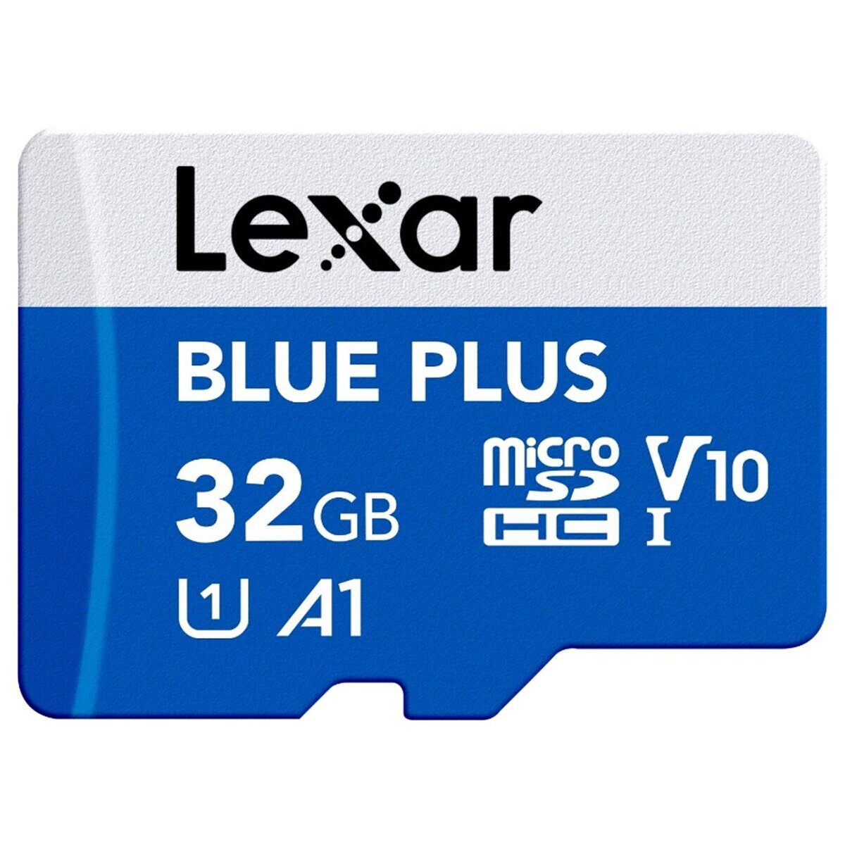 Lexar 32GB Micro SD Blue Plus UHS-I V10 100MB/s geheugenkaart