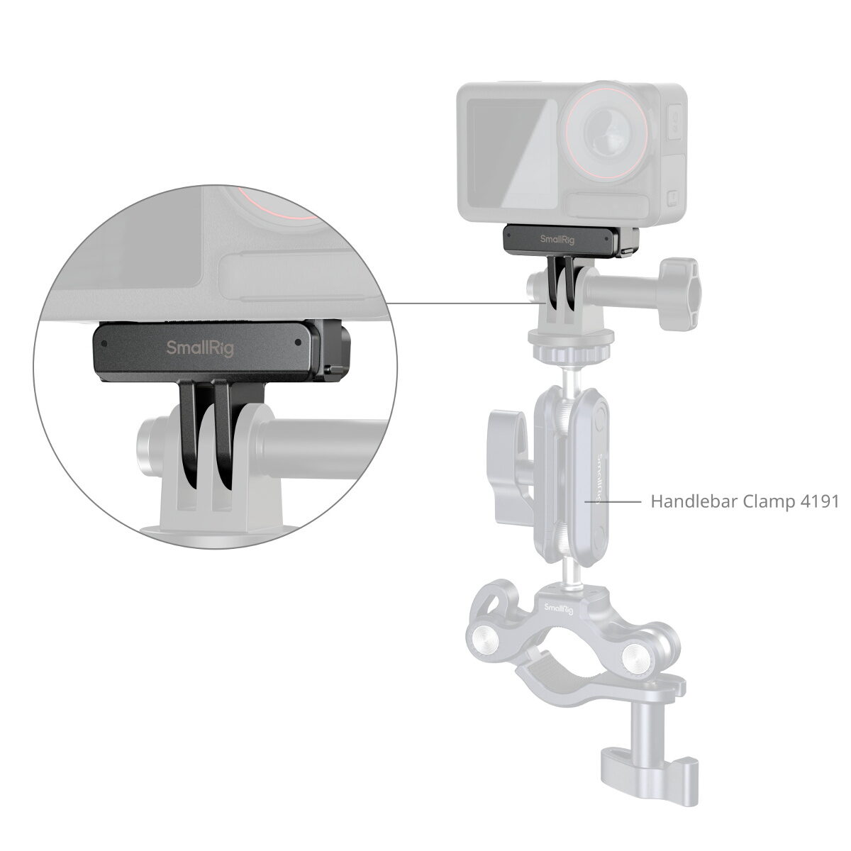 SmallRig 5813 Quick Release Mount Adapter For DJI Osmo 360 /Action 5 Pro/4/3