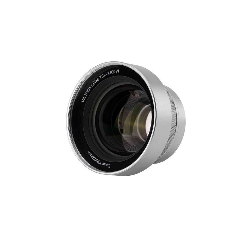 Viltrox TCL-X100VI Telephoto Conversion Lens for Fujifilm X100 Series Silver