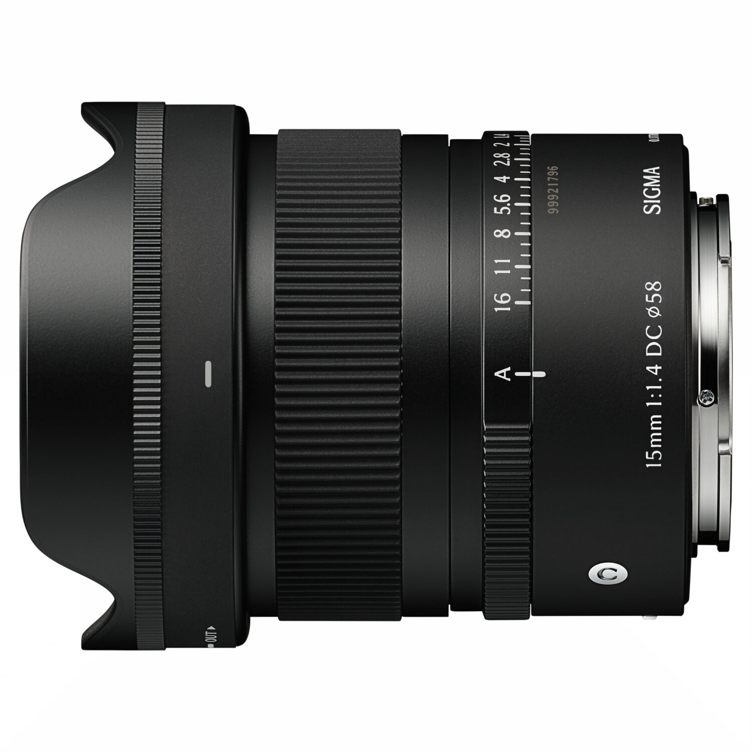 Sigma 15mm f/1.4 DC Contemporary Fujifilm X-mount objectief