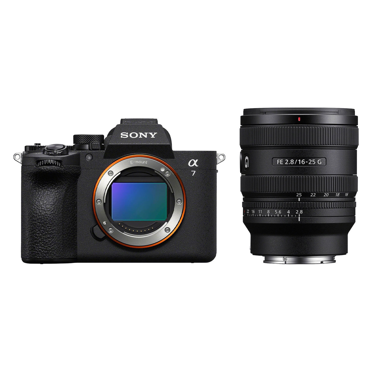 Sony Alpha A7 V systeemcamera + FE 16-25mm f/2.8 G