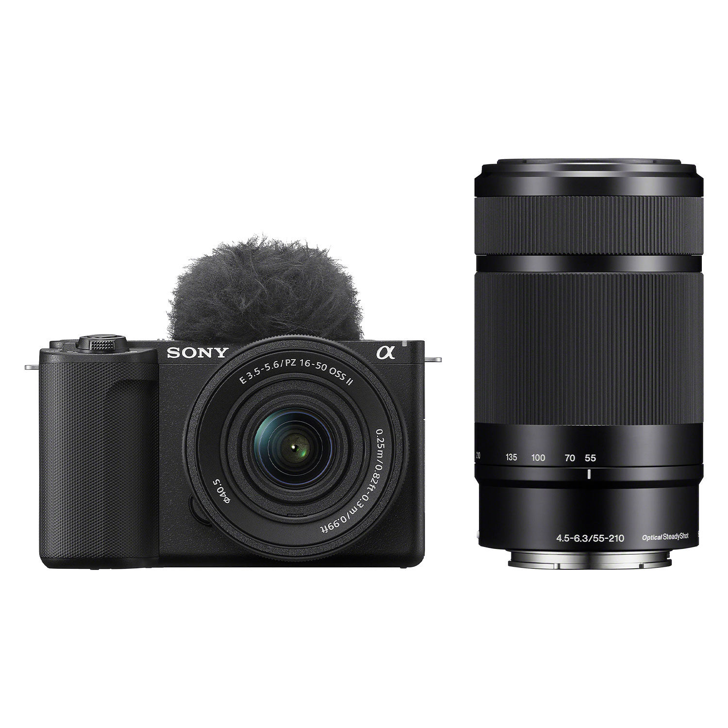 Sony ZV-E10 II content creator camera + 16-50mm II + 55-210mm