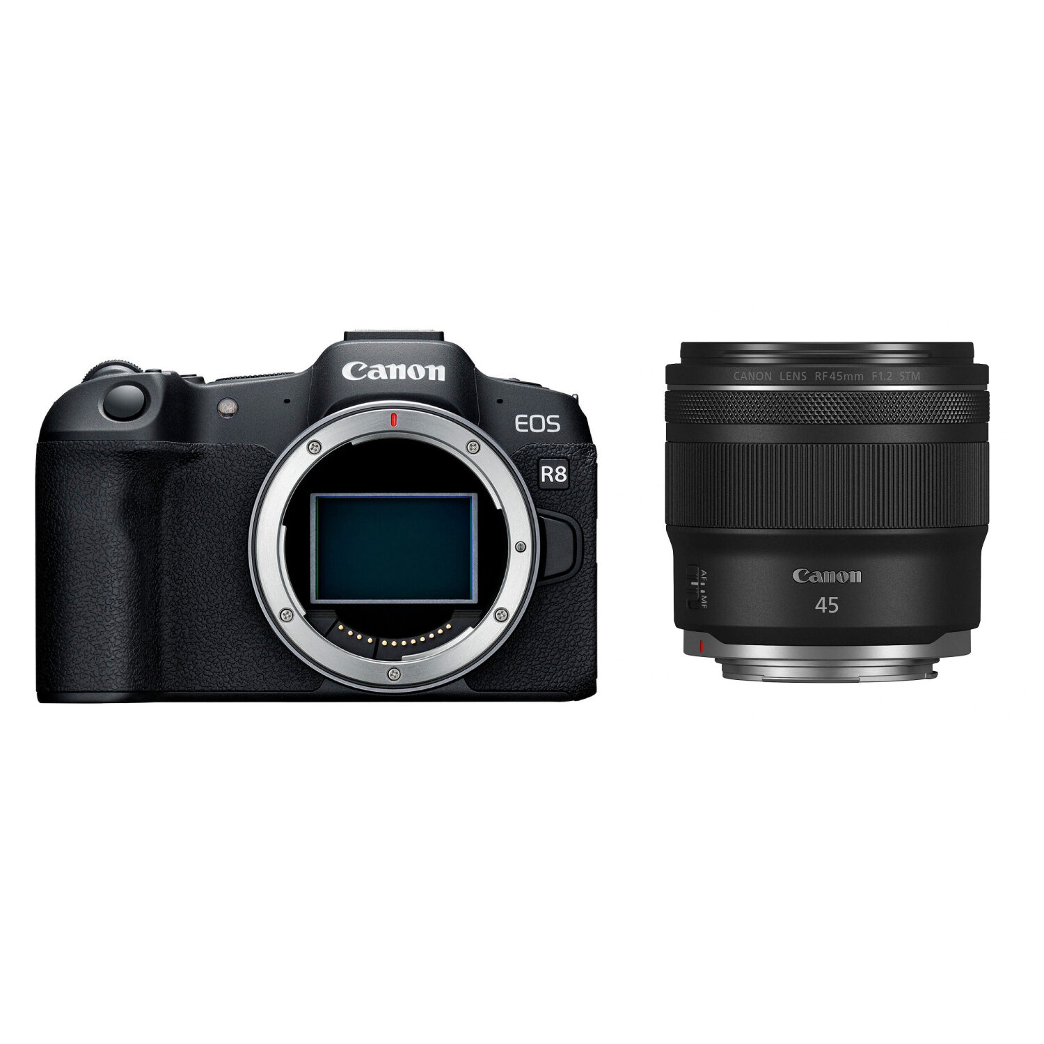 Canon EOS R8 systeemcamera Zwart + 45mm