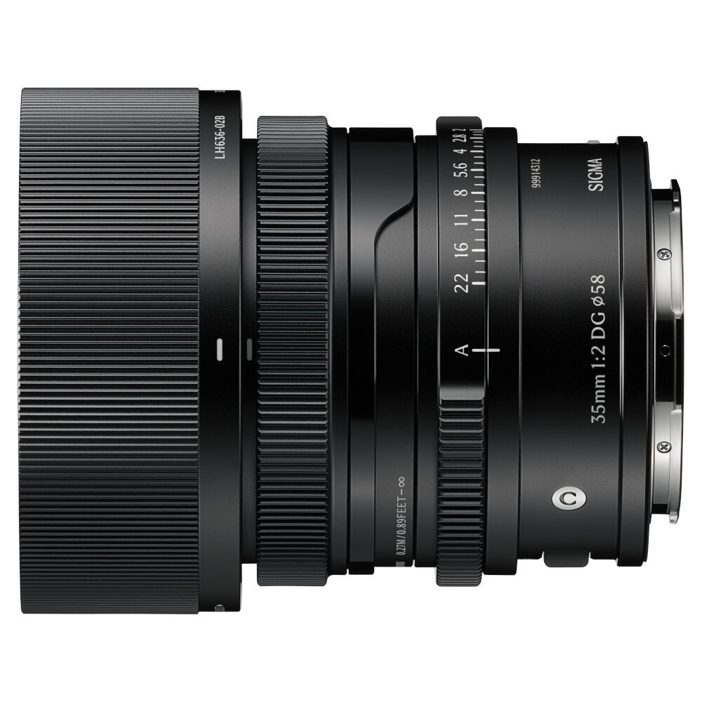 Sigma 35mm f/2.0 DG Contemporary Sony E-mount objectief Zwart