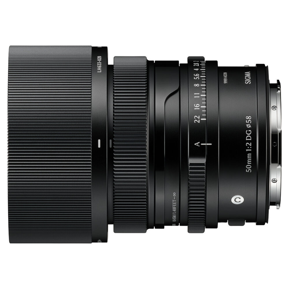 Sigma 50mm f/2.0 DG Contemporary Sony E-mount objectief Zwart