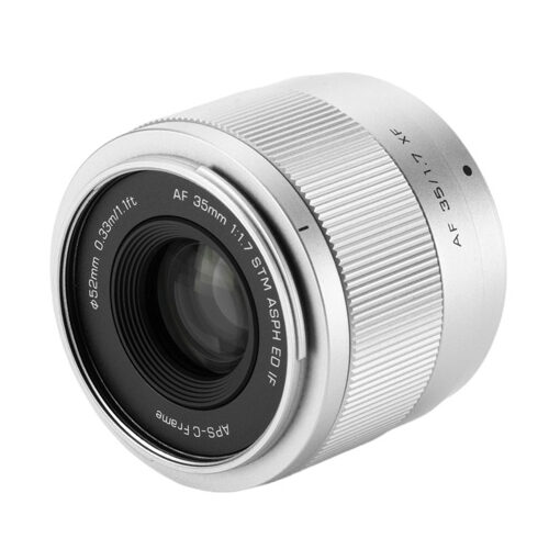 Viltrox AF 35mm f/1.7 Fujifilm X-mount objectief Zilver
