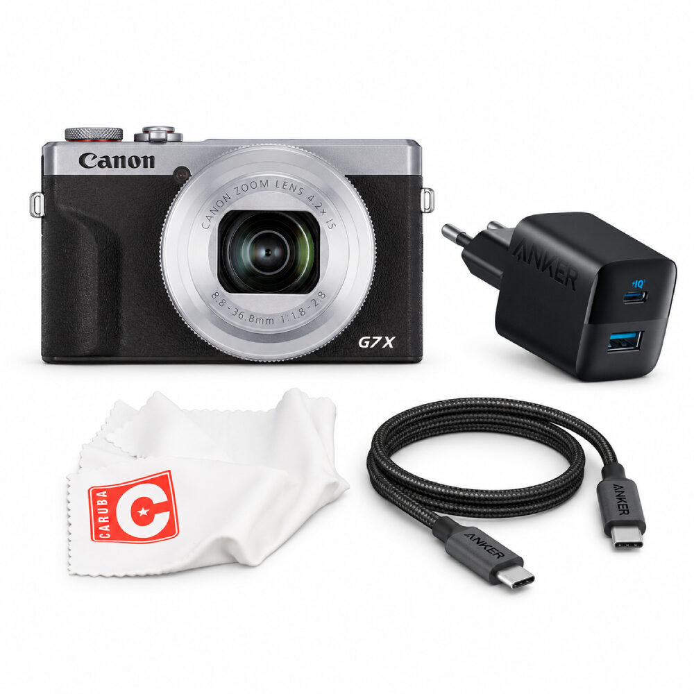 Canon PowerShot G7 X Mark III compact camera Zilver Vakantiegeld kit