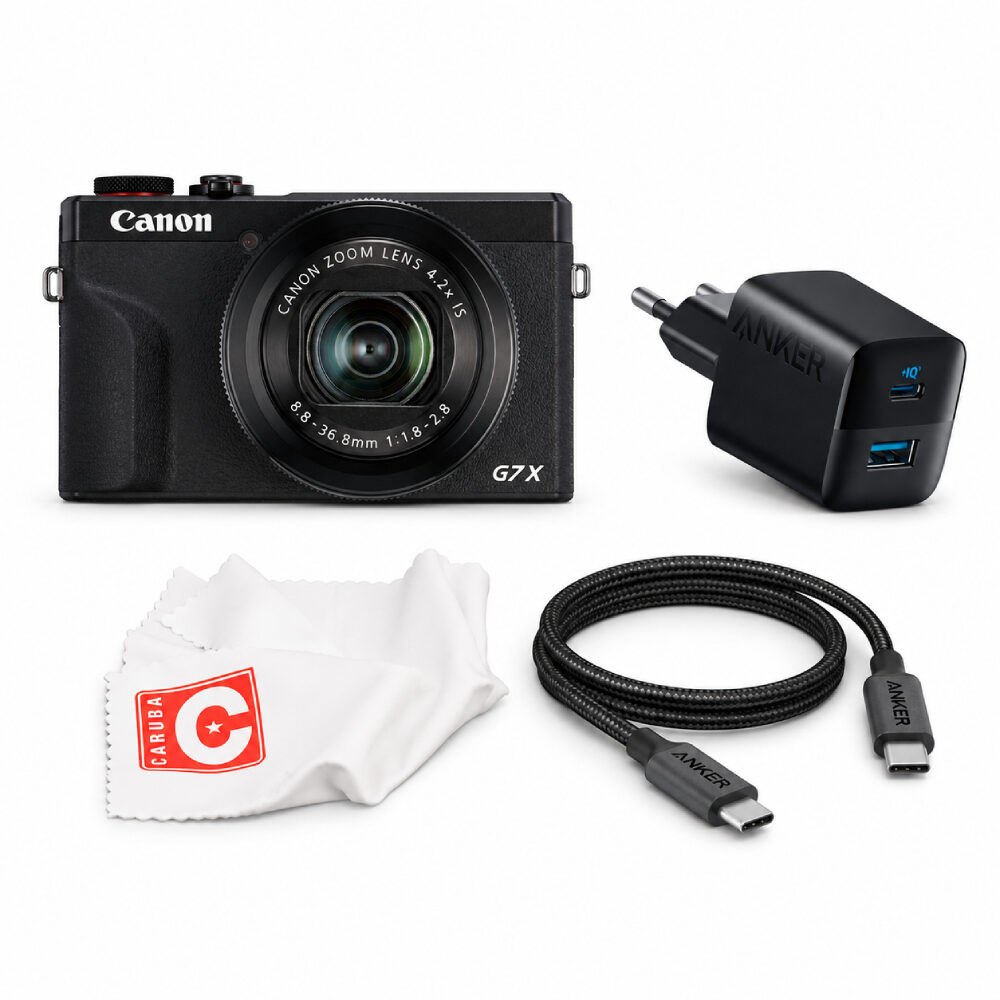 Canon PowerShot G7 X Mark III compact camera Zwart Vakantiegeld kit