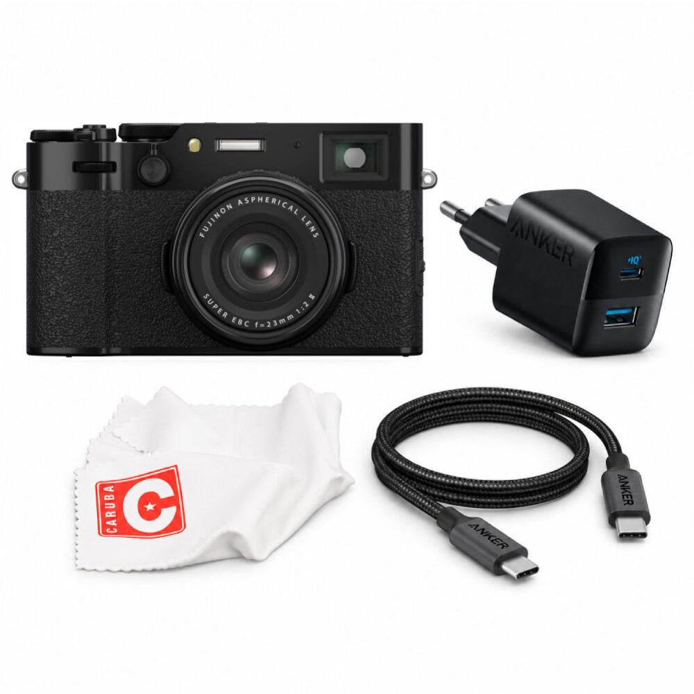 Fujifilm X100VI compact camera Zwart Vakantiegeld kit