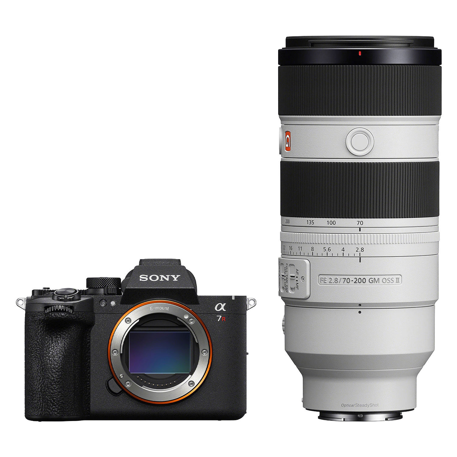Sony Alpha A7R VI systeemcamera + 70-200mm GM II