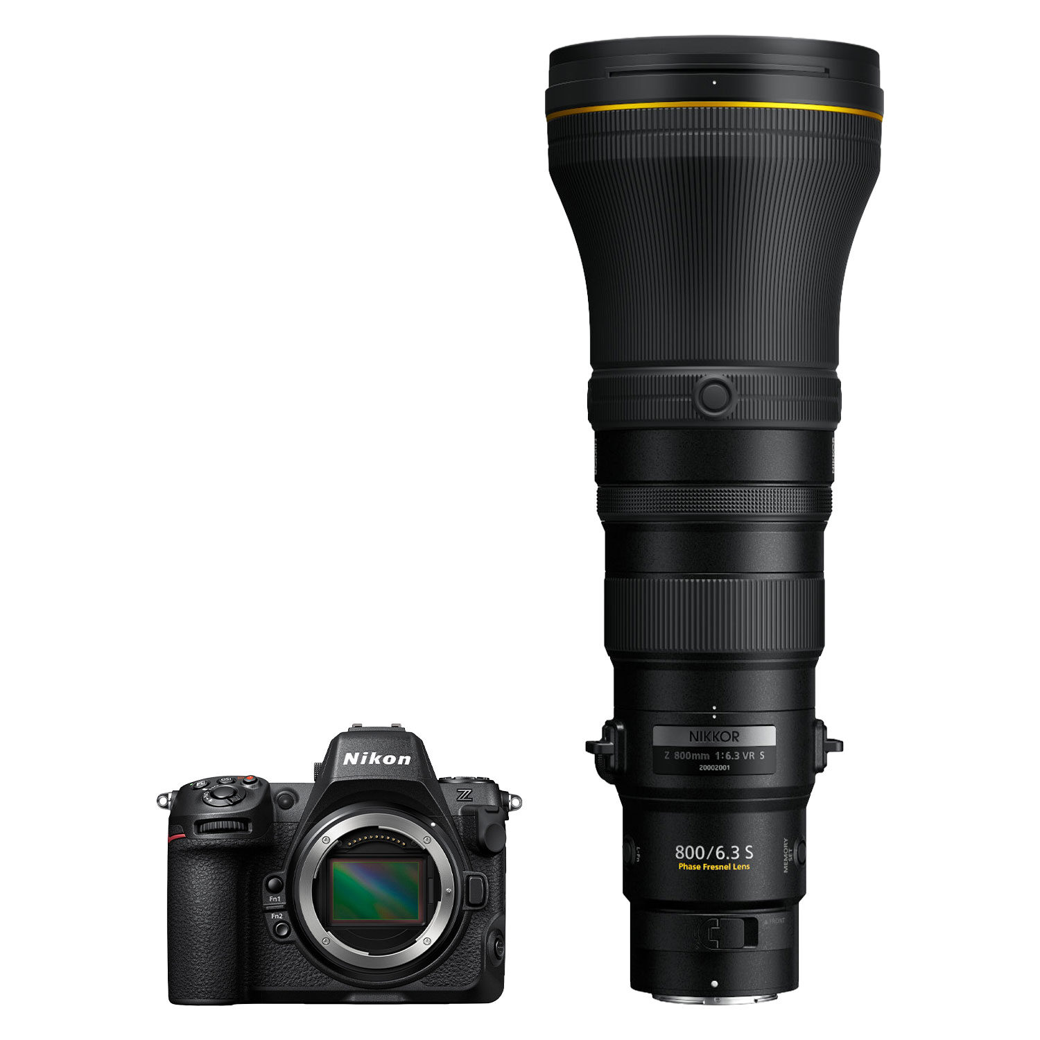 Nikon Z8 systeemcamera + 800mm f/6.3 VR S
