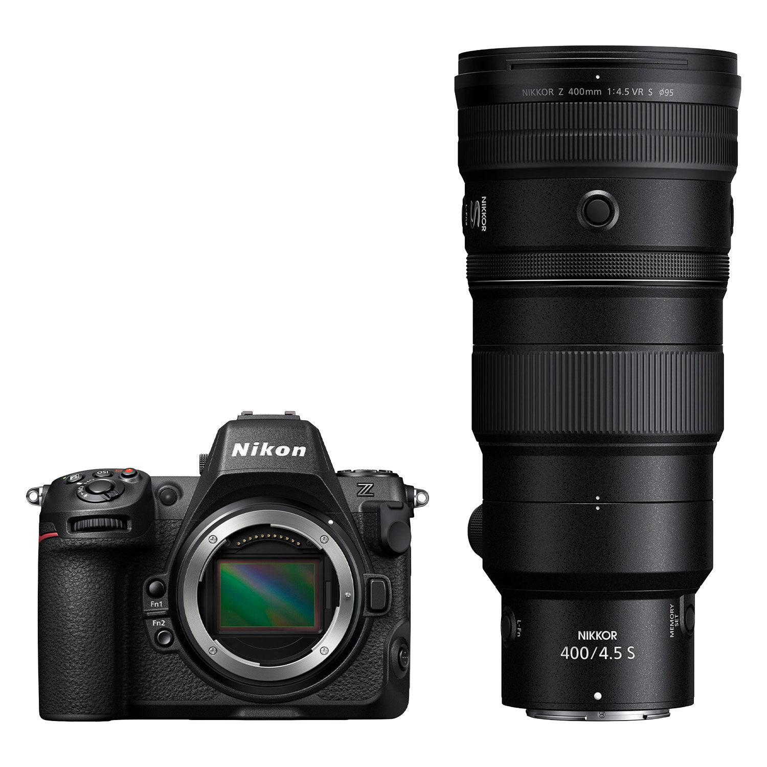 Nikon Z8 systeemcamera + 400mm f/4.5 S