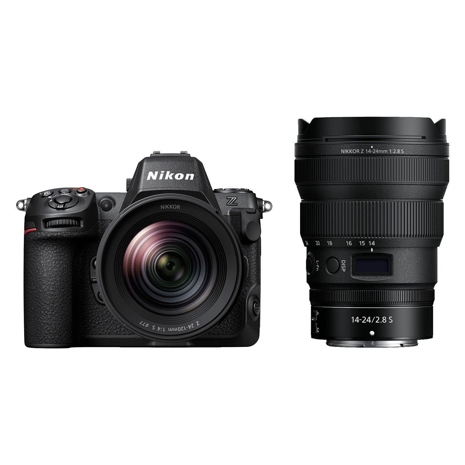 Nikon Z8 systeemcamera + 24-120mm f/4.0 S + 14-24mm f/2.8