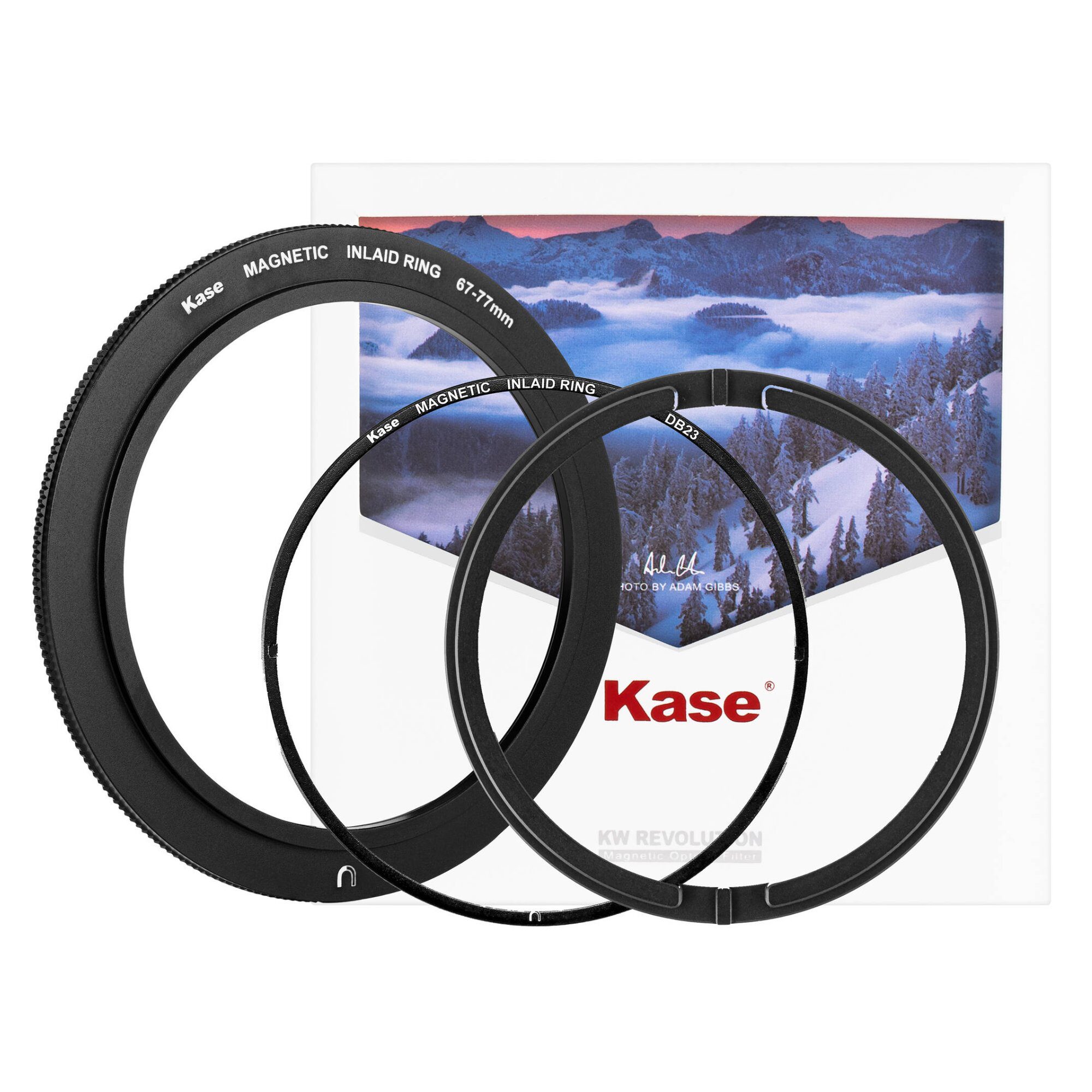 Kase Wolverine Revolution Magnetic Step-Up Ring Kit 67-77mm