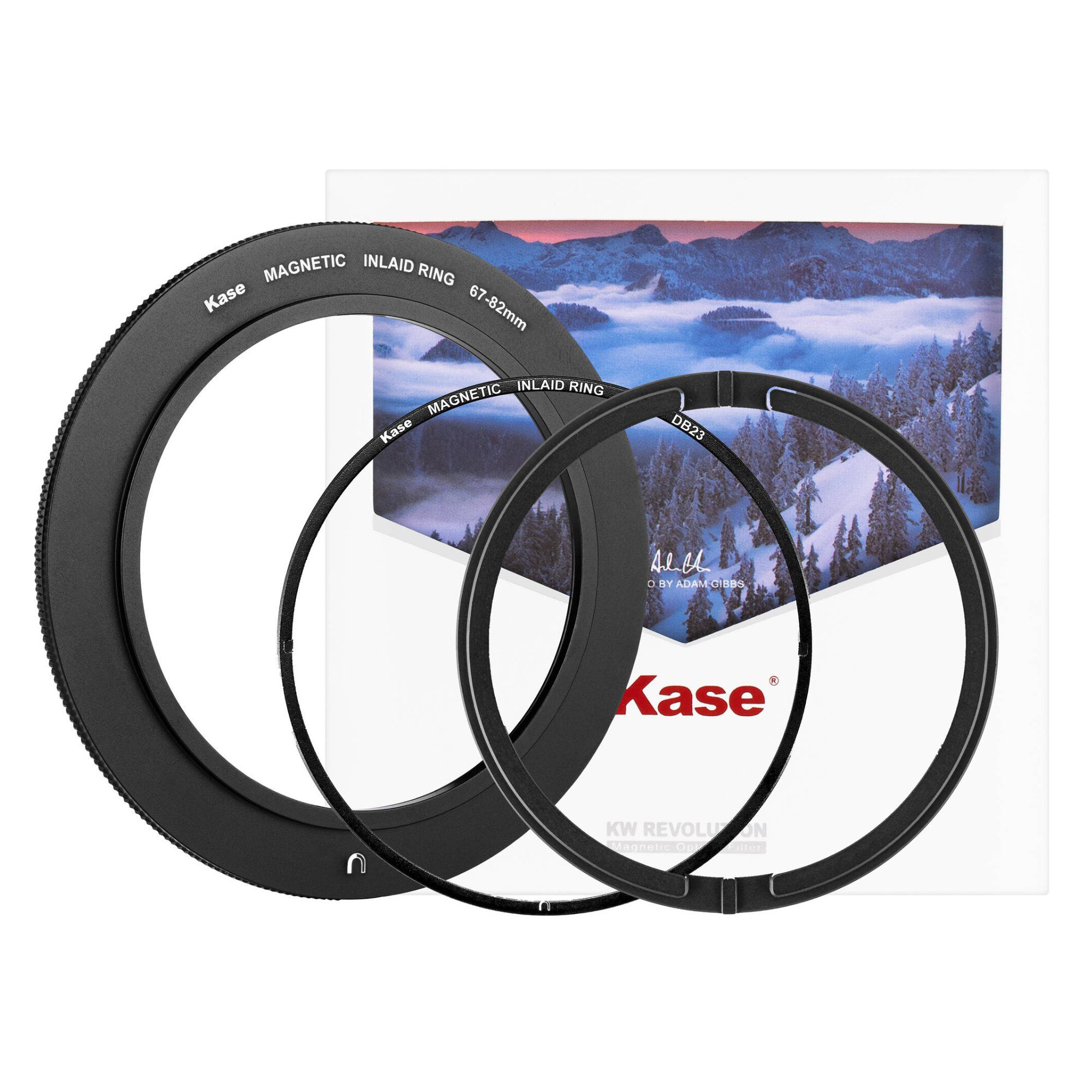 Kase Wolverine Revolution Magnetic Step-Up Ring Kit 67-82mm