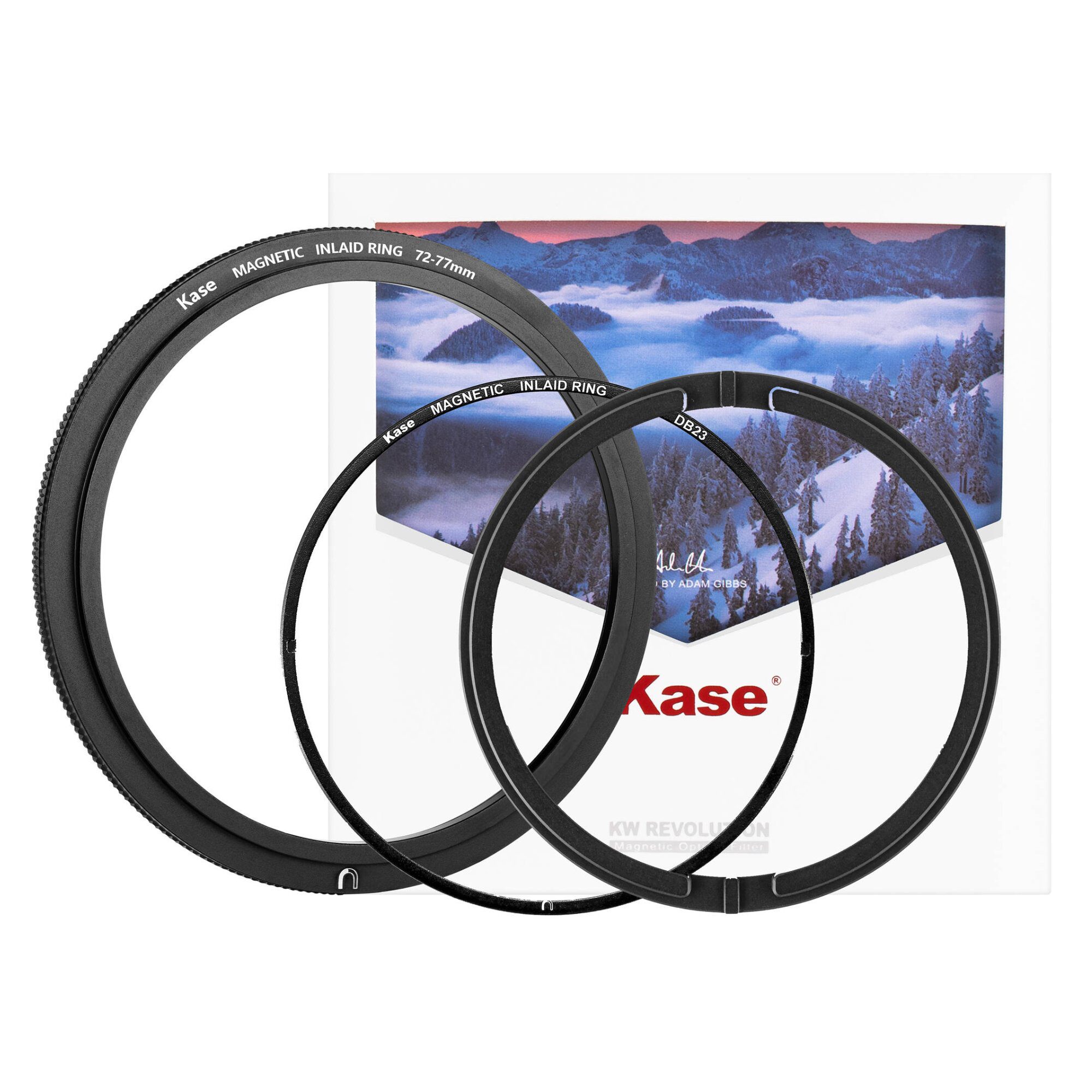 Kase Wolverine Revolution Magnetic Step-Up Ring Kit 72-77mm
