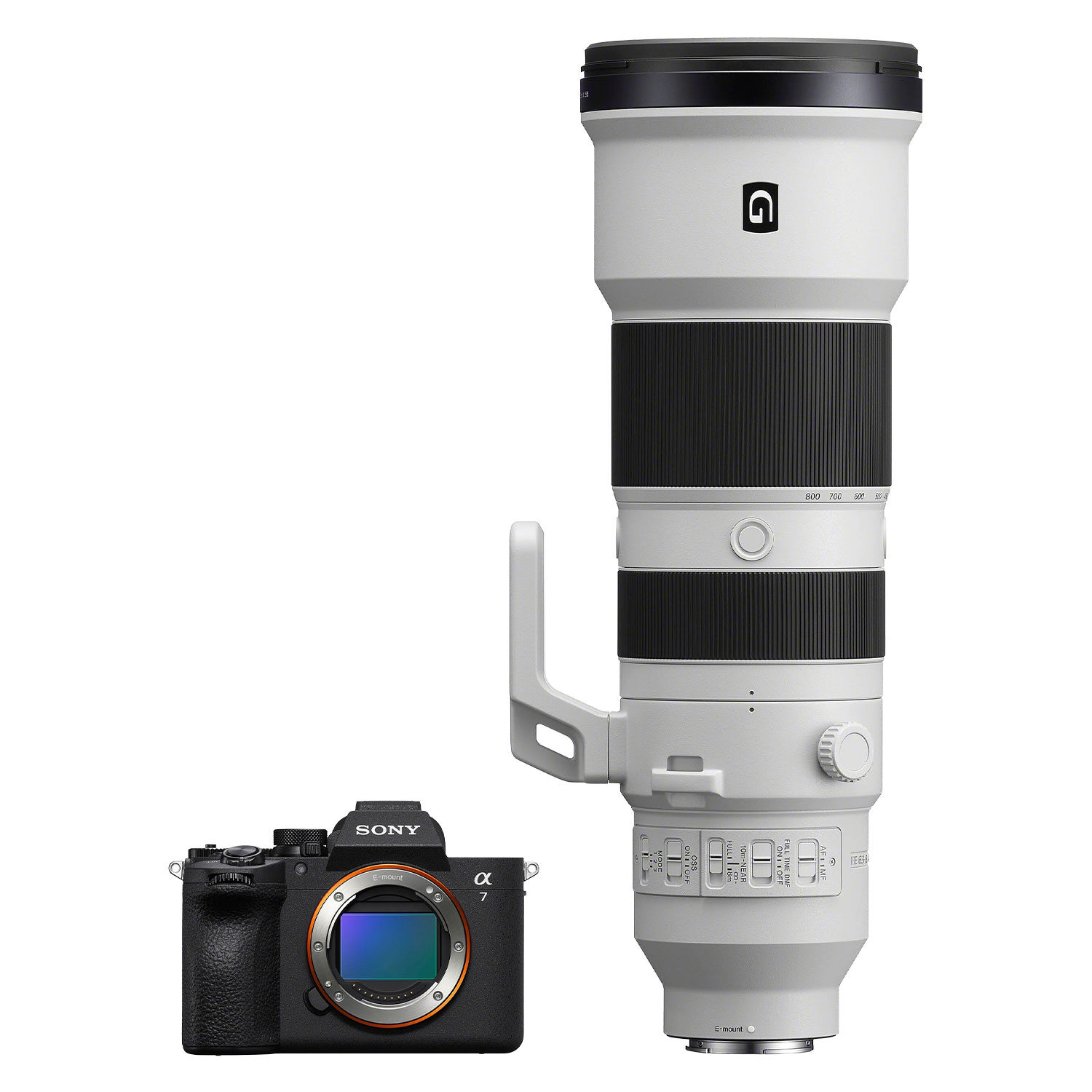 Sony Alpha A7 V systeemcamera + 400-800mm G