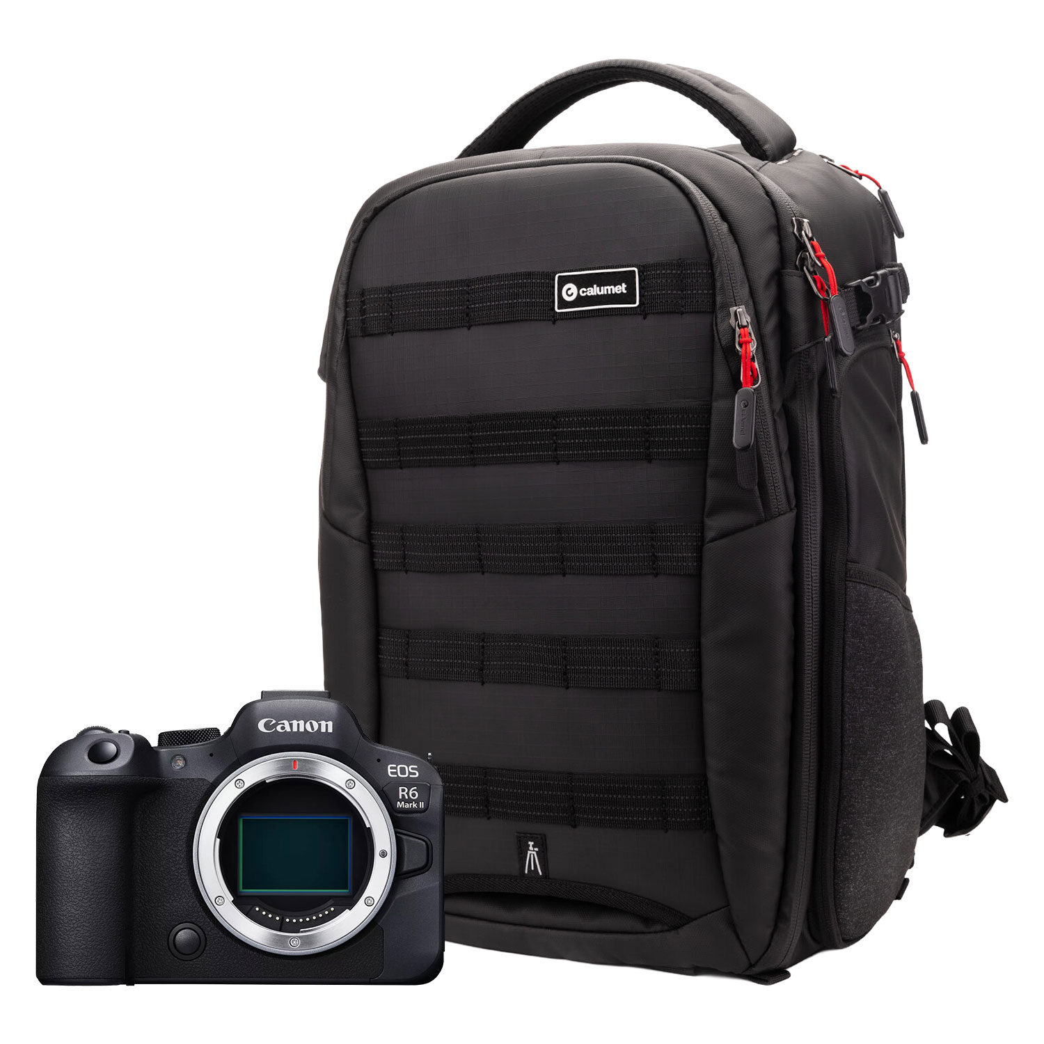 Canon EOS R6 Mark II systeemcamera Body Zwart + Gratis Calumet CORE Backpack 25L Black