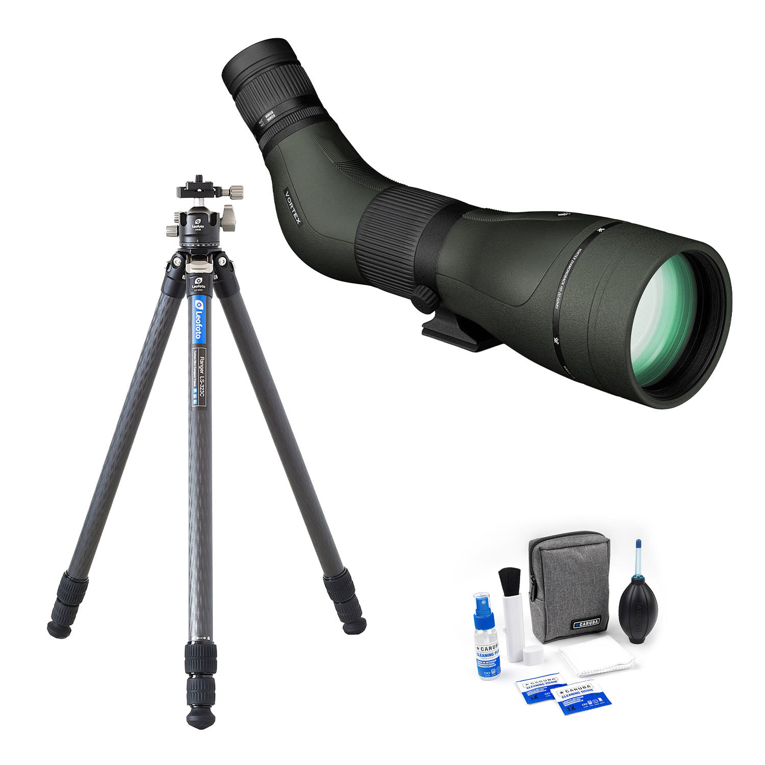 Vortex Diamondback HD 20-60x85 Angled telescoop All-in-one bundel