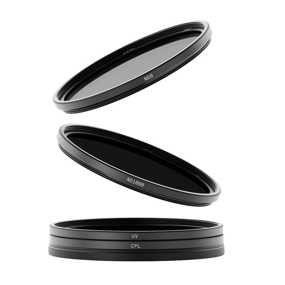 Urth 62mm UV, Circular Polarizing (CPL), ND8, ND1000 Lens Filter Kit Plus+