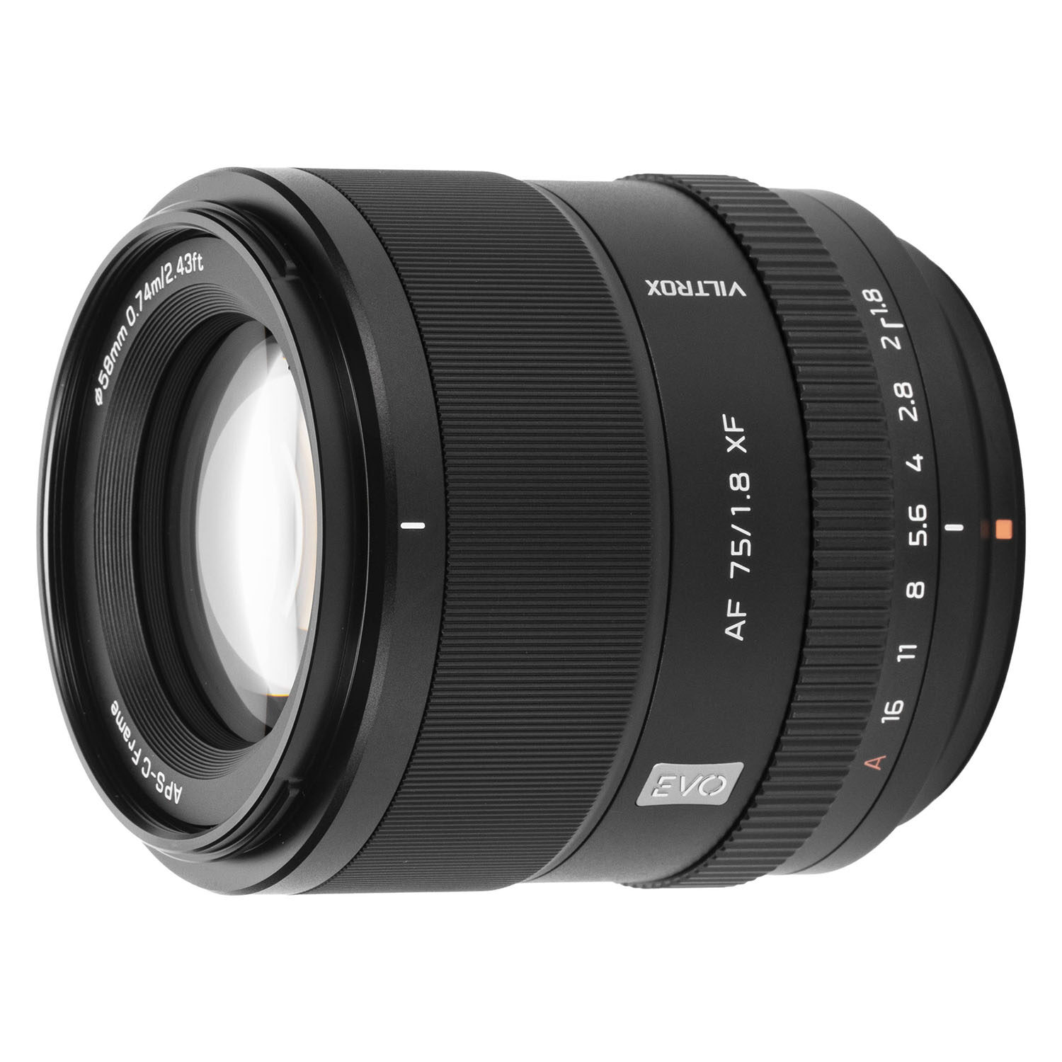 Viltrox 75mm f/1.8 AF EVO Fujifilm X-mount objectief