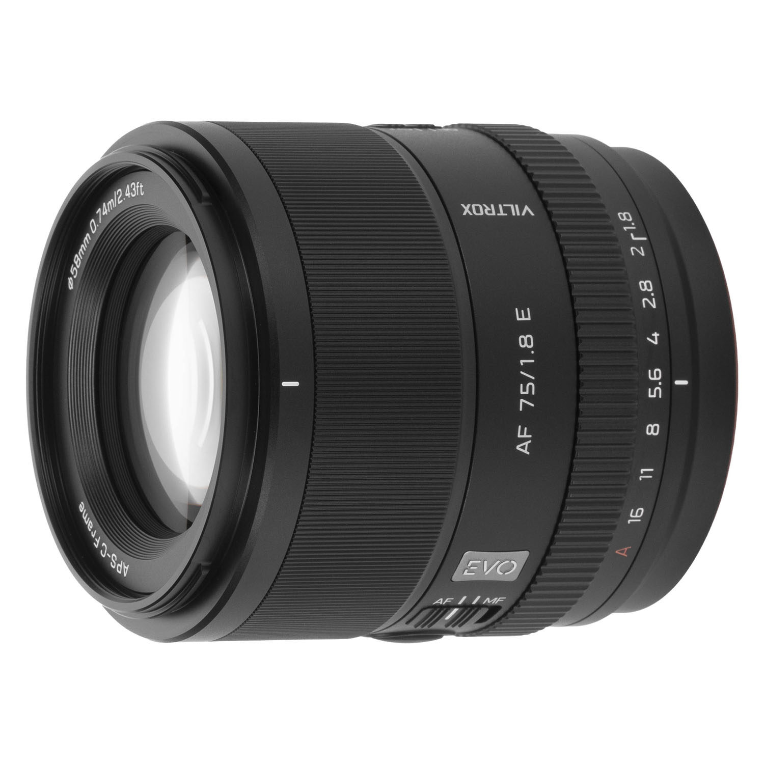 Viltrox 75mm f/1.8 AF EVO Sony E-mount objectief