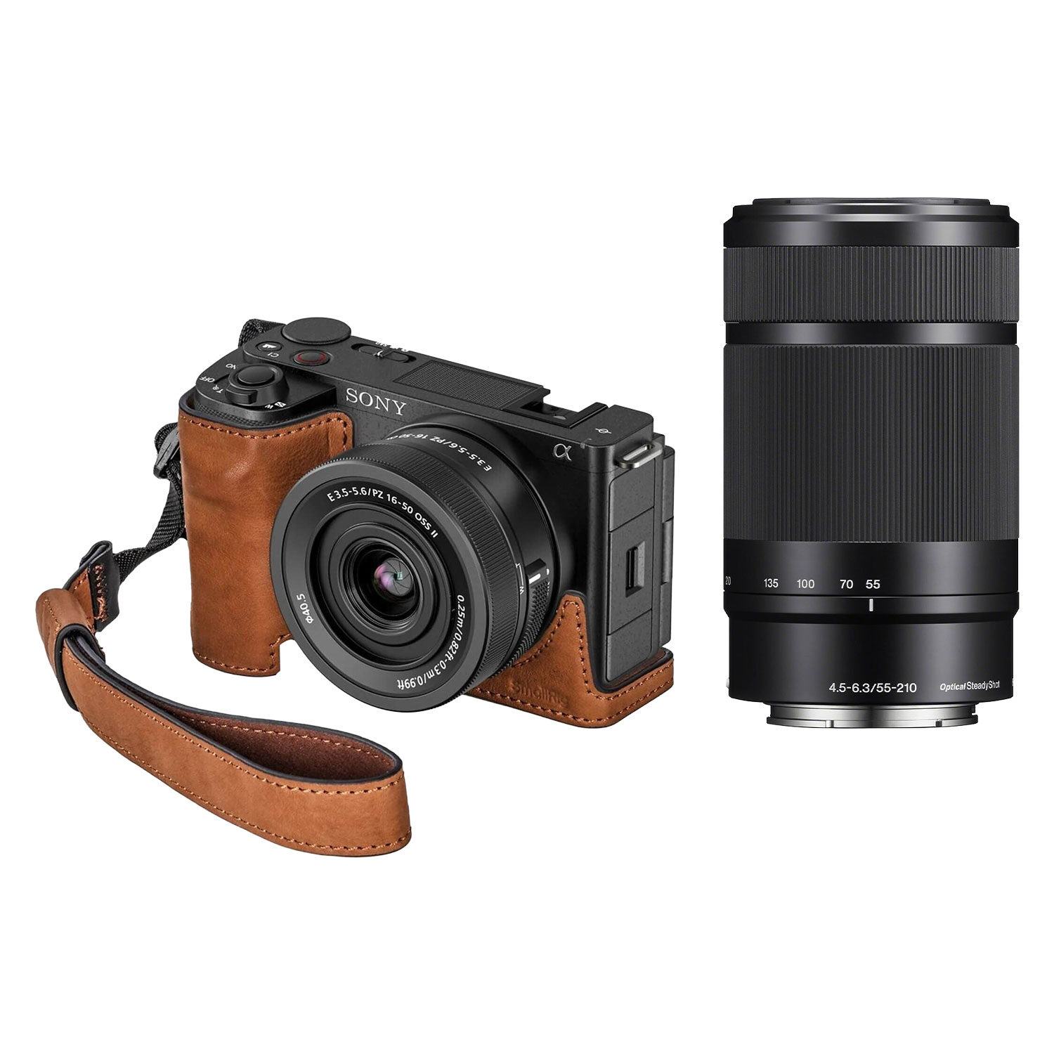 Sony ZV-E10 II content creator camera + 16-50mm II + 55-210mm Creative Look Kit