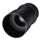 Samyang 100mm T3.1 VDSLR  ED UMC macro Olympus FT-mount objectief