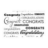Savage Printed Achtergrondrol Congratulations 1.35m x 5.50m