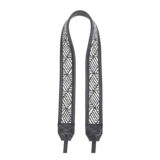 Bronkey Jaipur Fabric & Leather Camera Strap Wit / Zwart