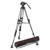 Manfrotto 504X + 645 Fast Twin Aluminium Tripod Kit