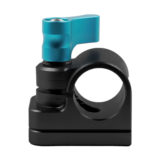 Kondor Blue 15mm Rod Clamp to Accessory Mount Raven Black