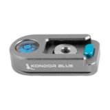 Kondor Blue Bubble Level Cold Shoe with Safety Release Raven Black