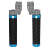 Kondor Blue Quick Release Rosette Hand Grip Set Space Gray 