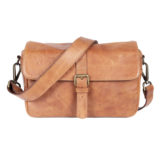 Bronkey Paris Leather Camera Bag Bruin