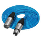 Kondor Blue Male XLR - Female XLR kabel 10ft Blue