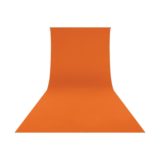Westcott Wrinkle-Resistant Backdrop - Tiger Orange (9' x 20')