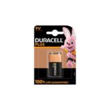 Duracell Plus Alkaline 100% 9V 1 pack (6LR61)